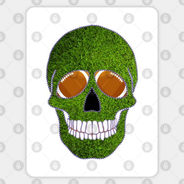 American Football Skull Sticker by Nuletto